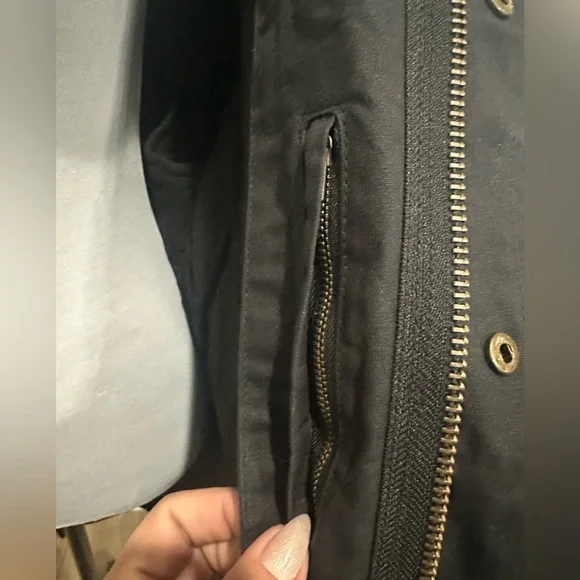 🆕 Nicolas K x Free People Byard Trench Jacket Waxed Canvas - Picture 7 of 10